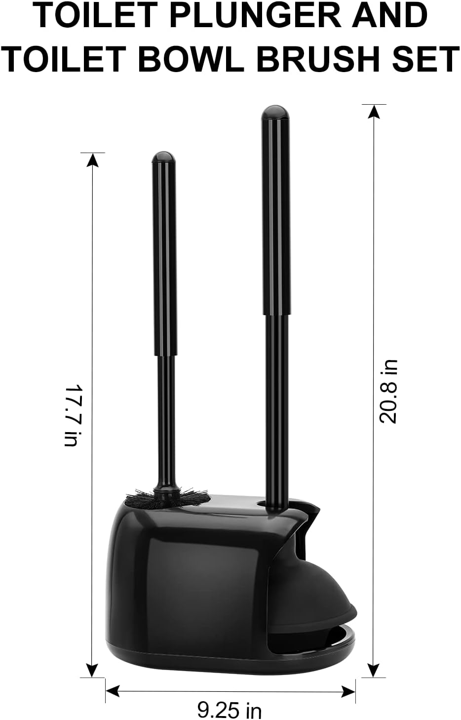 2 in 1 Toilet Cleaning Tool Set