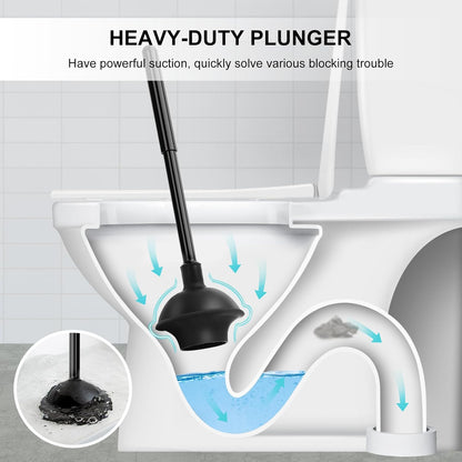 2 in 1 Toilet Cleaning Tool Set
