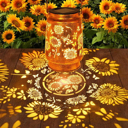 Decorative Solar Garden Light with Hook