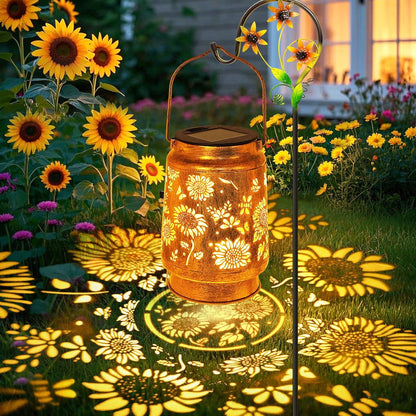 Decorative Solar Garden Light with Hook