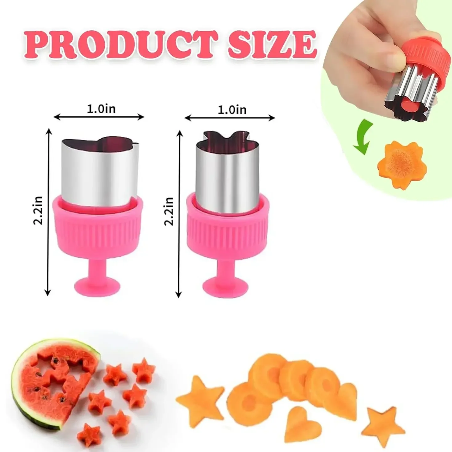 Kids Bento Box Vegetable Cutter Set