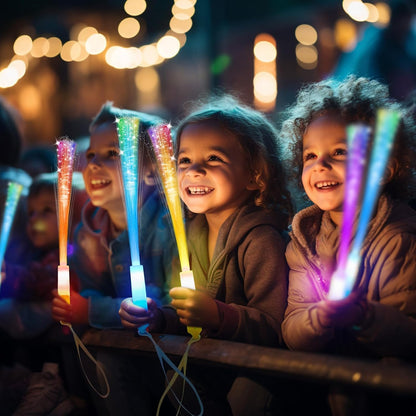 Light Up Fiber Optic Party Sticks