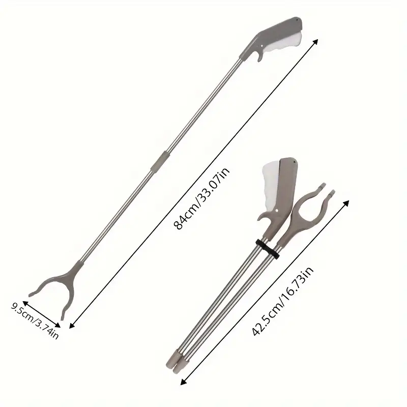 Long Handle Stainless Steel Grabber Tool