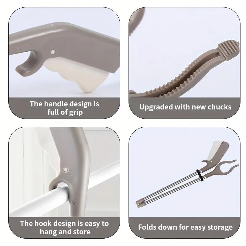 Long Handle Stainless Steel Grabber Tool