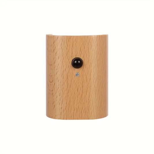 Moon Glow Wooden Wall Lamp