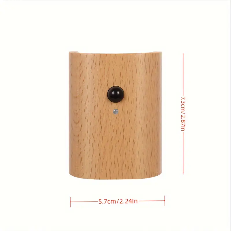 Moon Glow Wooden Wall Lamp