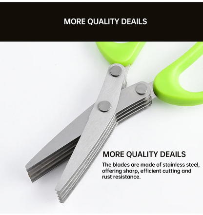 Multi Layer Stainless Steel Kitchen Scissors