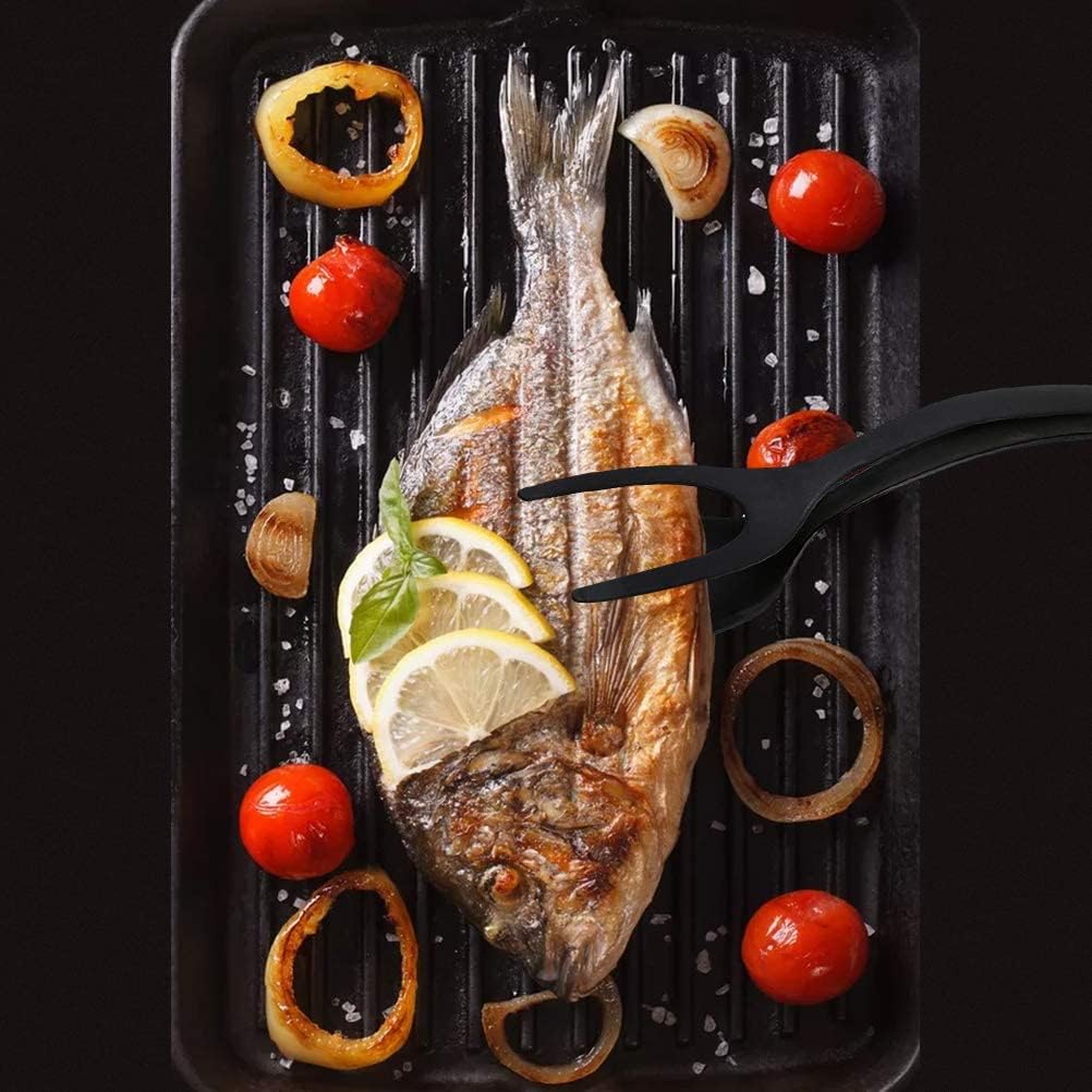 Non-Stick Silicone Cooking Spatula Tongs