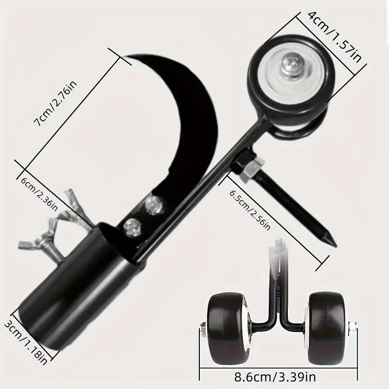 Power Grip Rotating Weeding Roller