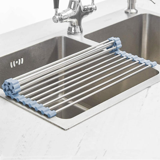 Roll Out Over Sink Drying Rack
