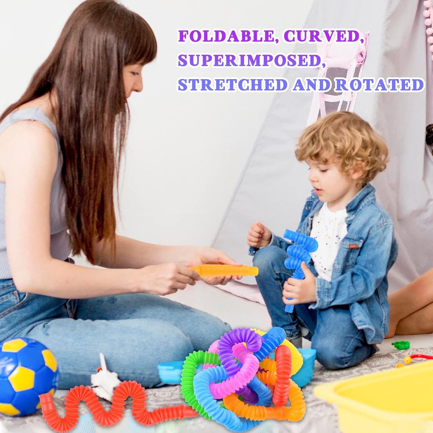 Twist Pop Fidget Sensory Tube Set